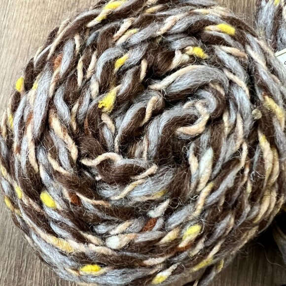 Unger 3 Skeins of Knob Tweed Wool Blend Yarn Vintage - Picture 4 of 7